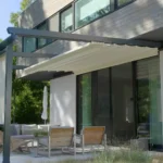 Automatischer Pergola-Zip-Vorhang