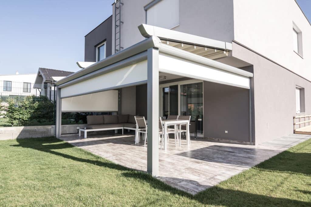 Sistemi di pergolati retrattili Sistema di soffitto pergolato automatico 15
