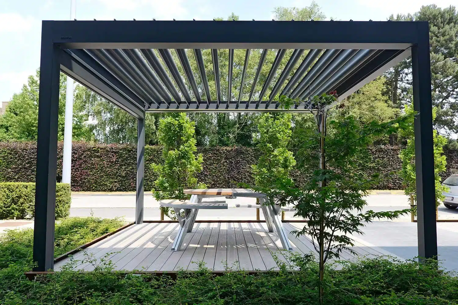 Verwendung von Pergola-Markisen