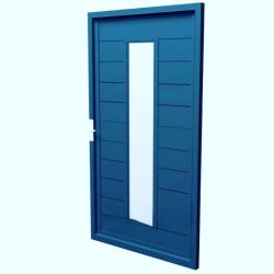 Puerta peatonal de jardín de aluminio modelo 2