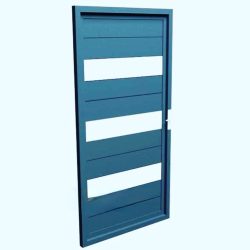 Puerta peatonal de jardín de aluminio modelo 5
