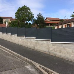 Ejemplos de cercas de jardín de aluminio 3