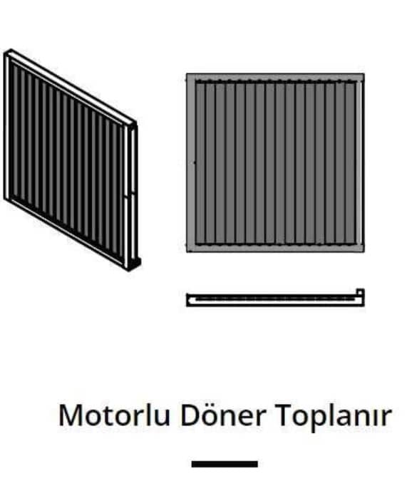 motorlu dönər yığılır